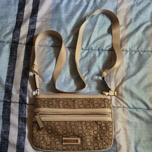 Calvin Klein Tan Crossbody Bag